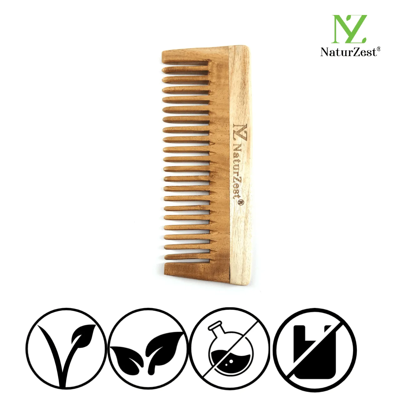 NaturZest Neem wooden Comb